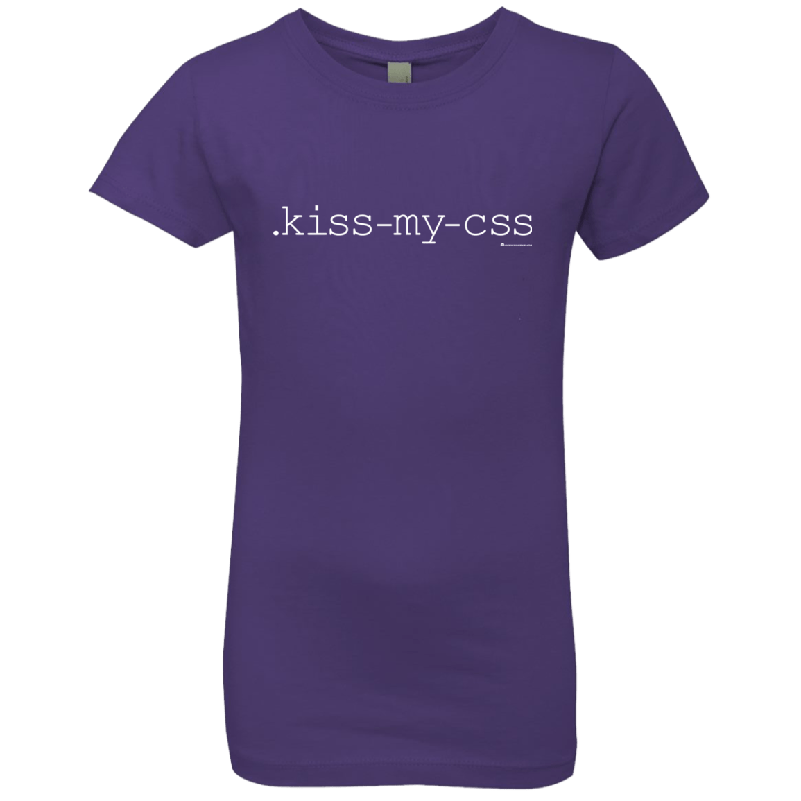 T-Shirts Purple Rush / YXS Kiss My CSS Girls Premium T-Shirt