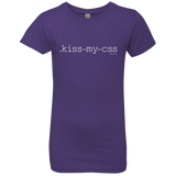 T-Shirts Purple Rush / YXS Kiss My CSS Girls Premium T-Shirt