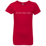 T-Shirts Red / YXS Kiss My CSS Girls Premium T-Shirt
