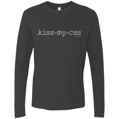 T-Shirts Heavy Metal / Small Kiss My CSS Men's Premium Long Sleeve