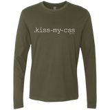 T-Shirts Military Green / Small Kiss My CSS Men's Premium Long Sleeve
