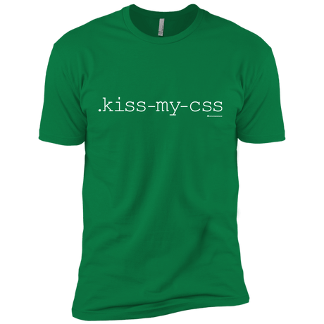 T-Shirts Kelly Green / X-Small Kiss My CSS Men's Premium T-Shirt