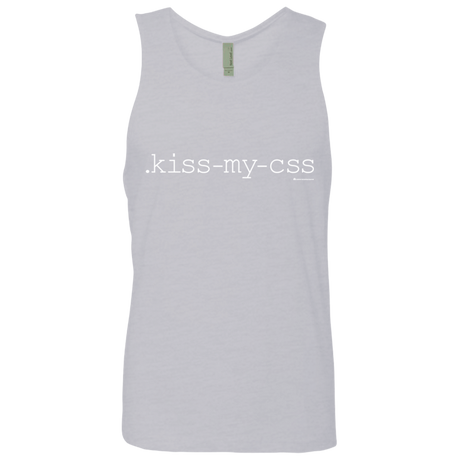 T-Shirts Heather Grey / Small Kiss My CSS Men's Premium Tank Top