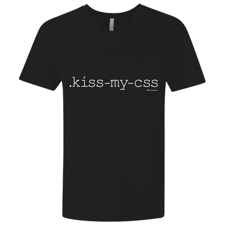 T-Shirts Black / X-Small Kiss My CSS Men's Premium V-Neck
