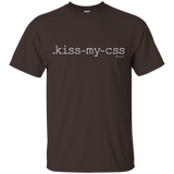 T-Shirts Dark Chocolate / Small Kiss My CSS T-Shirt