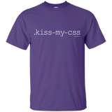 T-Shirts Purple / Small Kiss My CSS T-Shirt