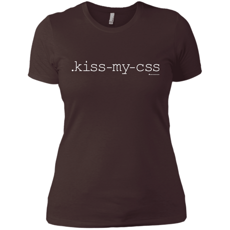 T-Shirts Dark Chocolate / X-Small Kiss My CSS Women's Premium T-Shirt