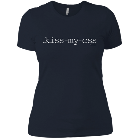 T-Shirts Midnight Navy / X-Small Kiss My CSS Women's Premium T-Shirt