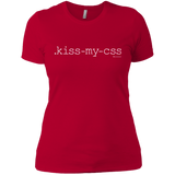 T-Shirts Red / X-Small Kiss My CSS Women's Premium T-Shirt