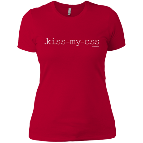 T-Shirts Red / X-Small Kiss My CSS Women's Premium T-Shirt