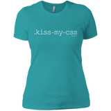 T-Shirts Tahiti Blue / X-Small Kiss My CSS Women's Premium T-Shirt