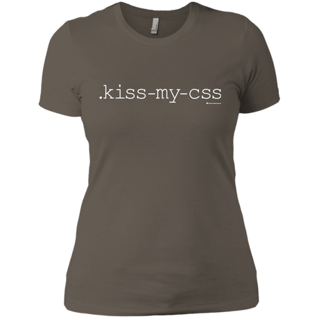 T-Shirts Warm Grey / X-Small Kiss My CSS Women's Premium T-Shirt