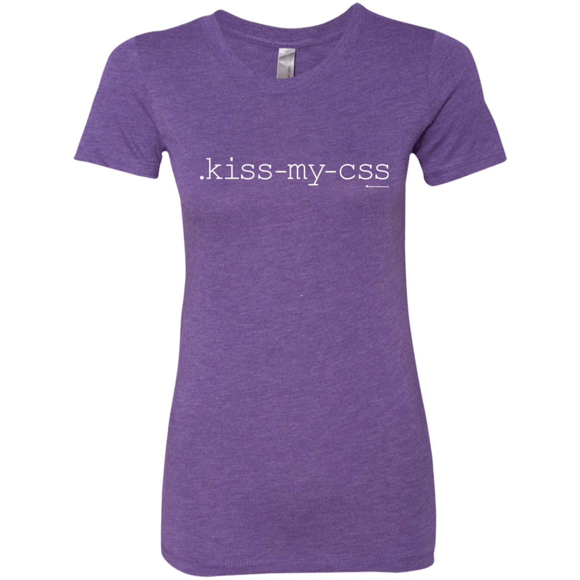 T-Shirts Purple Rush / Small Kiss My CSS Women's Triblend T-Shirt