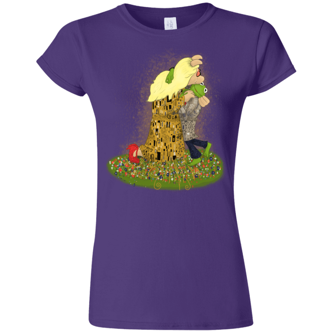 T-Shirts Purple / S Kiss of Muppets Junior Slimmer-Fit T-Shirt