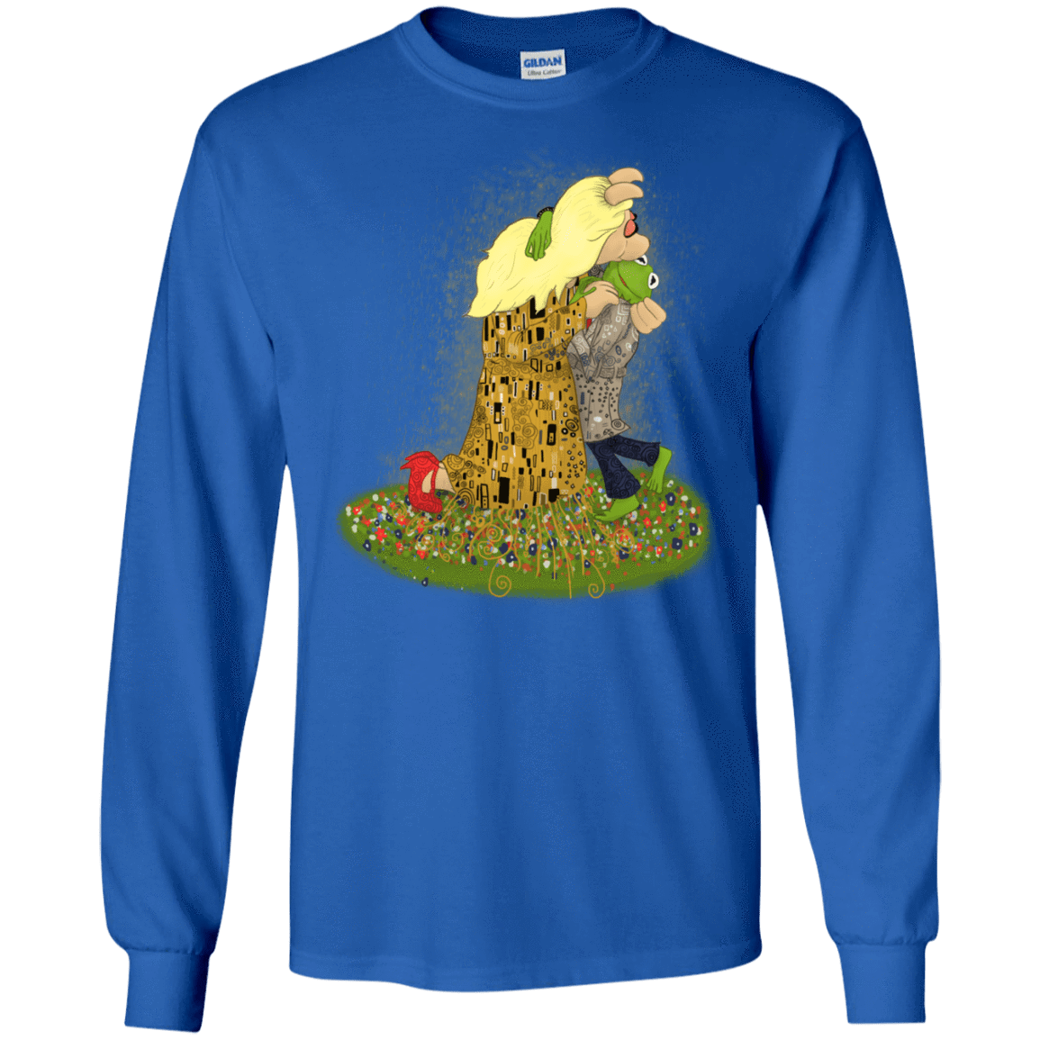 T-Shirts Royal / S Kiss of Muppets Men's Long Sleeve T-Shirt