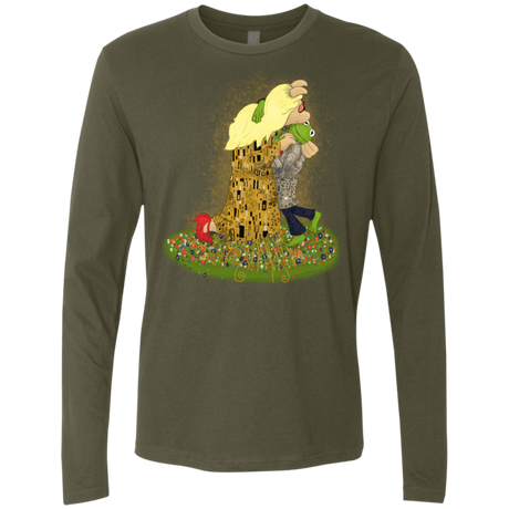 T-Shirts Military Green / S Kiss of Muppets Men's Premium Long Sleeve