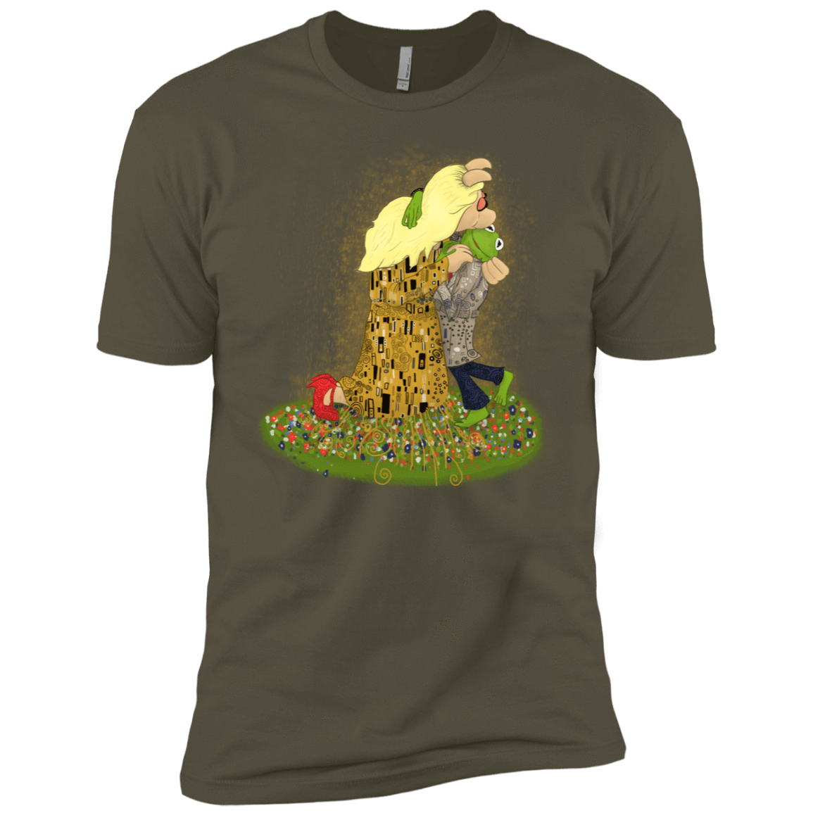 T-Shirts Military Green / X-Small Kiss of Muppets Men's Premium T-Shirt