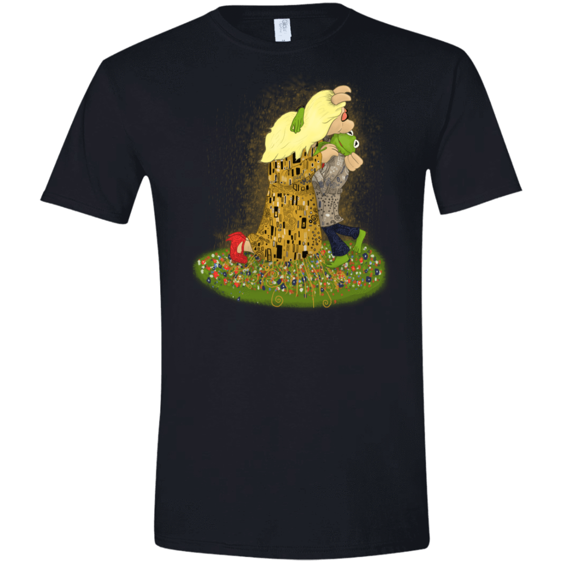 T-Shirts Black / X-Small Kiss of Muppets Men's Semi-Fitted Softstyle