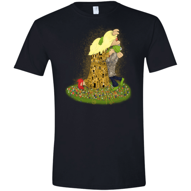 T-Shirts Black / X-Small Kiss of Muppets Men's Semi-Fitted Softstyle