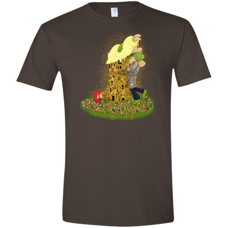 T-Shirts Dark Chocolate / S Kiss of Muppets Men's Semi-Fitted Softstyle