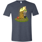 T-Shirts Heather Navy / S Kiss of Muppets Men's Semi-Fitted Softstyle