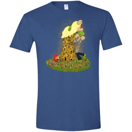 T-Shirts Heather Royal / X-Small Kiss of Muppets Men's Semi-Fitted Softstyle