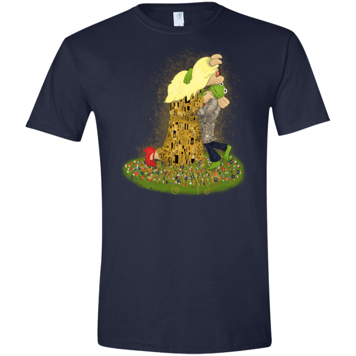 T-Shirts Navy / X-Small Kiss of Muppets Men's Semi-Fitted Softstyle
