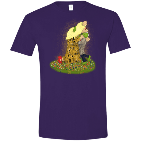 T-Shirts Purple / S Kiss of Muppets Men's Semi-Fitted Softstyle