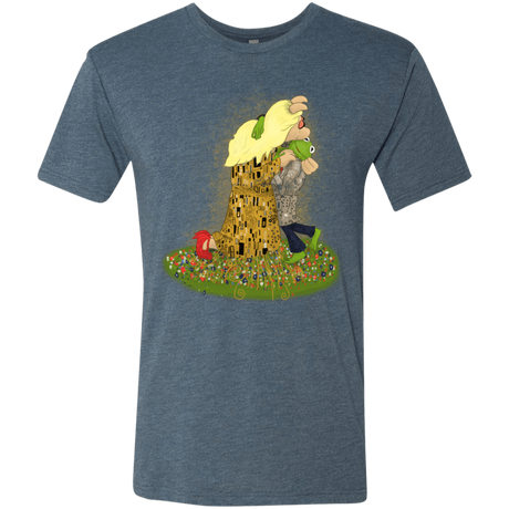 T-Shirts Indigo / S Kiss of Muppets Men's Triblend T-Shirt
