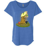T-Shirts Vintage Royal / X-Small Kiss of Muppets Triblend Dolman Sleeve