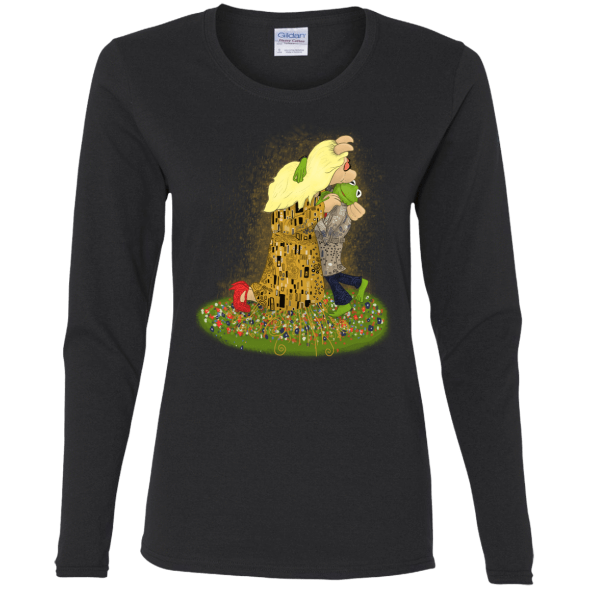 T-Shirts Black / S Kiss of Muppets Women's Long Sleeve T-Shirt