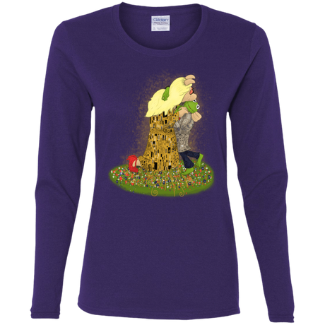 T-Shirts Purple / S Kiss of Muppets Women's Long Sleeve T-Shirt