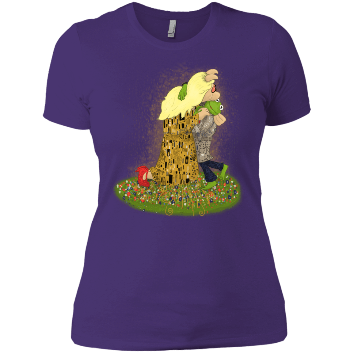 T-Shirts Purple Rush/ / X-Small Kiss of Muppets Women's Premium T-Shirt
