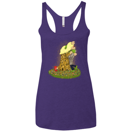 T-Shirts Purple Rush / X-Small Kiss of Muppets Women's Triblend Racerback Tank