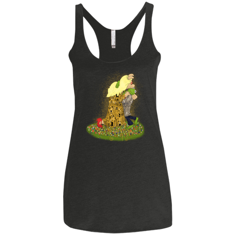 T-Shirts Vintage Black / X-Small Kiss of Muppets Women's Triblend Racerback Tank