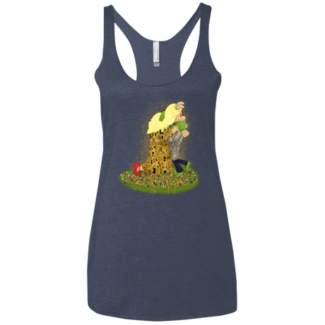 T-Shirts Vintage Navy / X-Small Kiss of Muppets Women's Triblend Racerback Tank