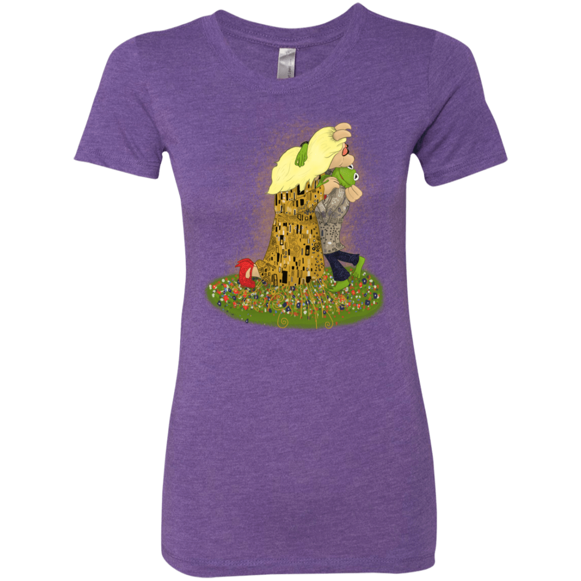 T-Shirts Purple Rush / S Kiss of Muppets Women's Triblend T-Shirt