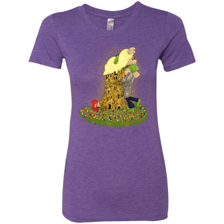 T-Shirts Purple Rush / S Kiss of Muppets Women's Triblend T-Shirt