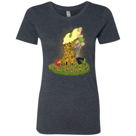 T-Shirts Vintage Navy / S Kiss of Muppets Women's Triblend T-Shirt