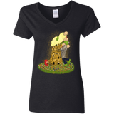 T-Shirts Black / S Kiss of Muppets Women's V-Neck T-Shirt