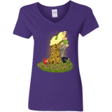 T-Shirts Purple / S Kiss of Muppets Women's V-Neck T-Shirt