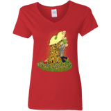 T-Shirts Red / S Kiss of Muppets Women's V-Neck T-Shirt