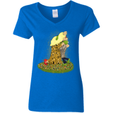 T-Shirts Royal / S Kiss of Muppets Women's V-Neck T-Shirt