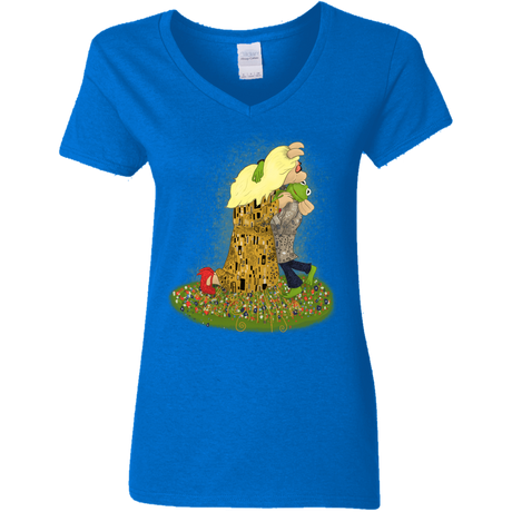 T-Shirts Royal / S Kiss of Muppets Women's V-Neck T-Shirt