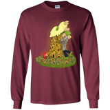 T-Shirts Maroon / YS Kiss of Muppets Youth Long Sleeve T-Shirt