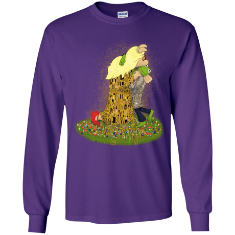 T-Shirts Purple / YS Kiss of Muppets Youth Long Sleeve T-Shirt