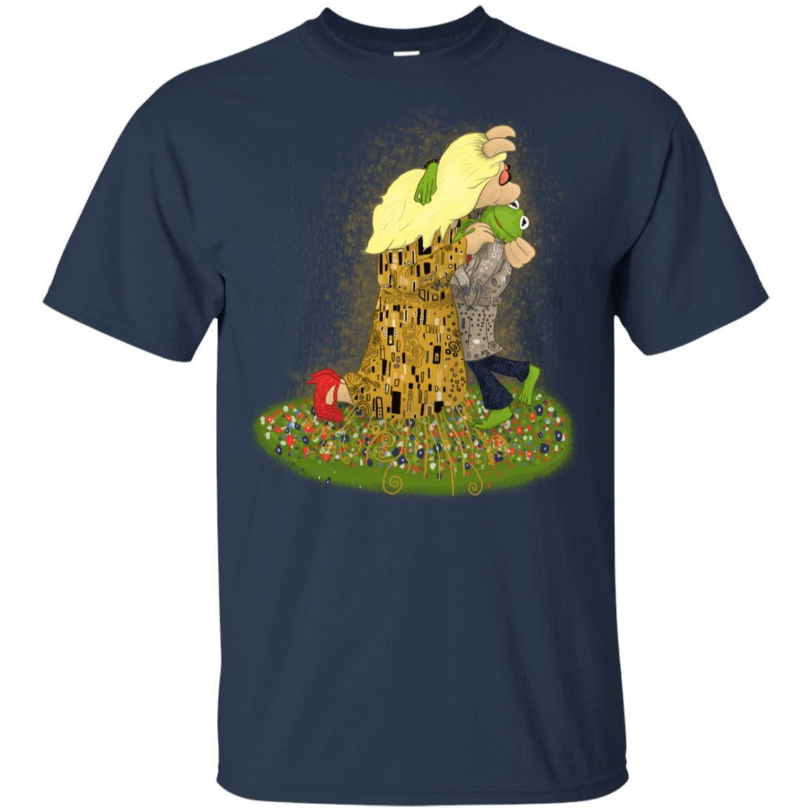 T-Shirts Navy / YXS Kiss of Muppets Youth T-Shirt