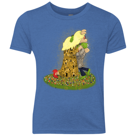 T-Shirts Vintage Royal / YXS Kiss of Muppets Youth Triblend T-Shirt