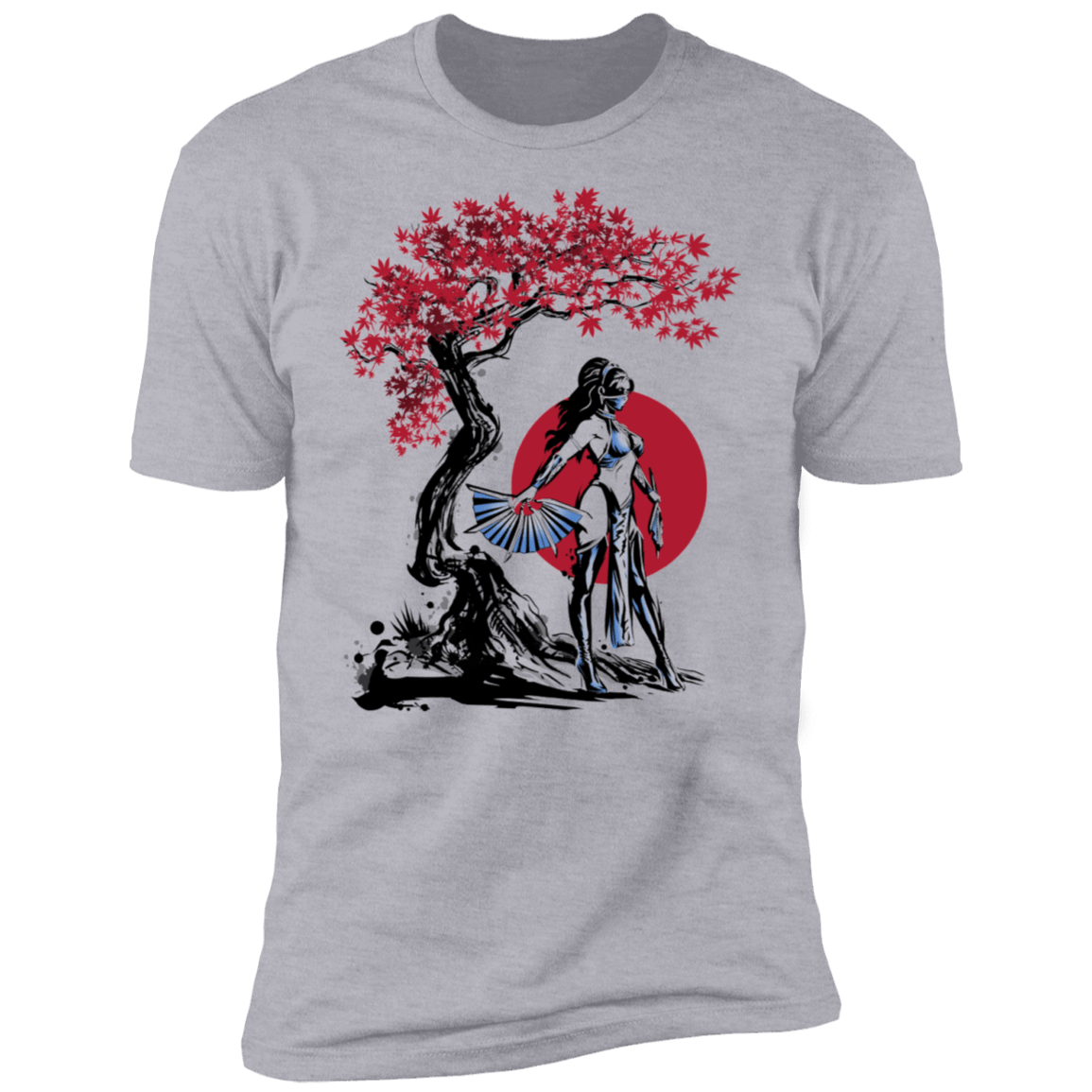 T-Shirts Heather Grey / S Kitana Men's Premium T-Shirt