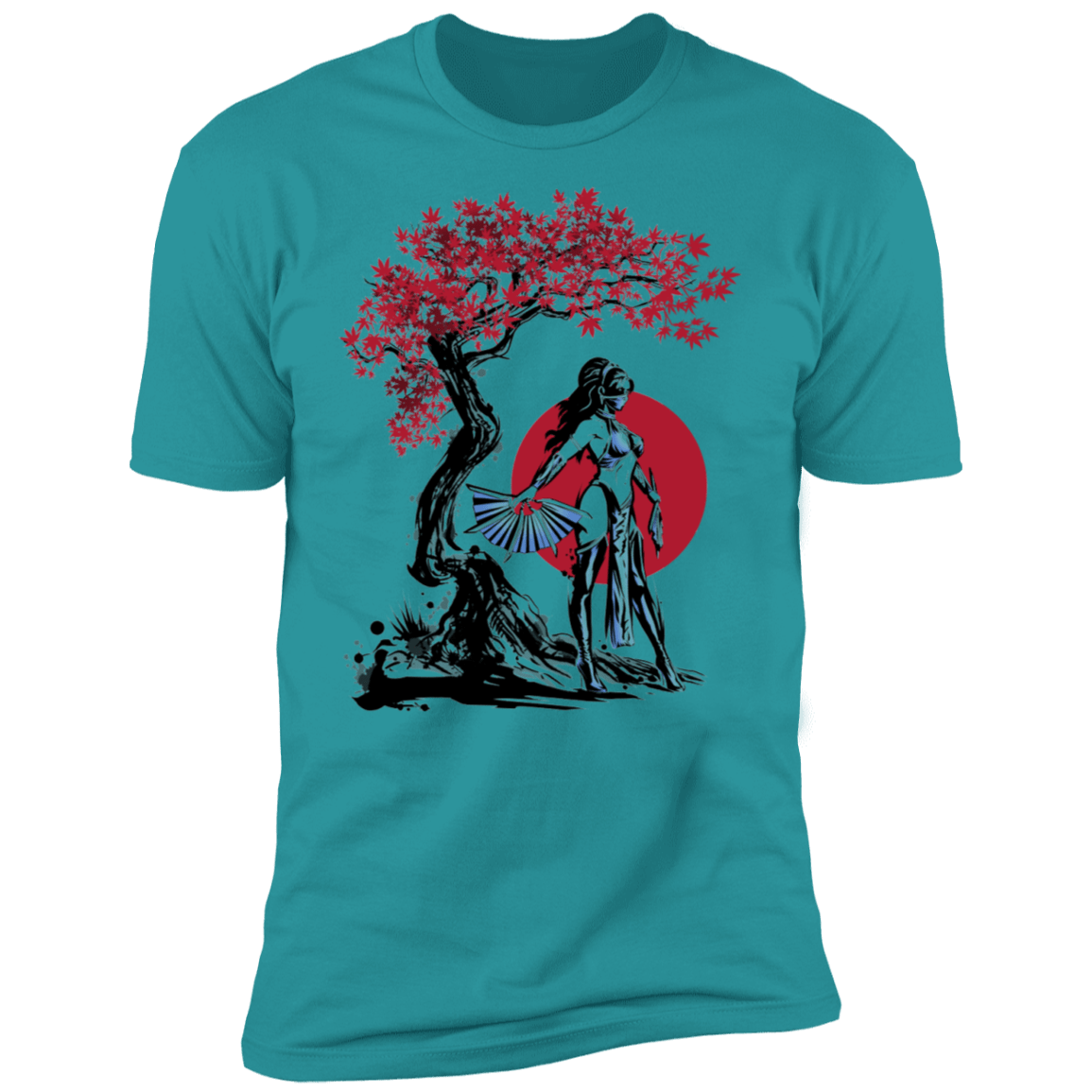 T-Shirts Tahiti Blue / S Kitana Men's Premium T-Shirt